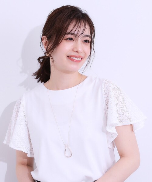 SHOO・LA・RUE（シューラルー）の「ニュアンスUモチーフネックレス（ネックレス・レディース・シルバー/ゴールド/ピンクゴールド・00）」の9枚目の写真