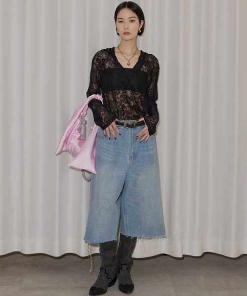 yae(ヤエ)の「【OUTDOOR×yae】Paracord big ribbon bag(ハンドバッグ・レディース・ブラック/グレー/ピンク・FREE)」の12枚目の写真