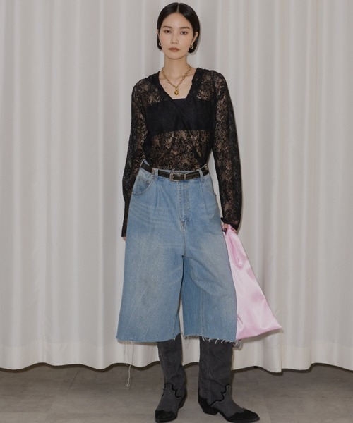 yae(ヤエ)の「【OUTDOOR×yae】Paracord big ribbon bag(ハンドバッグ・レディース・ブラック/グレー/ピンク・FREE)」の13枚目の写真