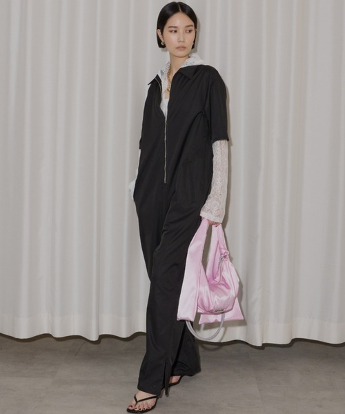 yae(ヤエ)の「【OUTDOOR×yae】Paracord big ribbon bag(ハンドバッグ・レディース・ブラック/グレー/ピンク・FREE)」の18枚目の写真