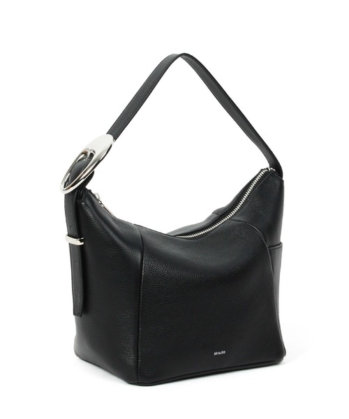 Beau're(ヴュレ)の「BEAURE Cow Leather ベルト ワンショルダー Bag(ショルダーバッグ・レディース・ブラック/サックスブルー/シルバー・FREE)」の4枚目の写真