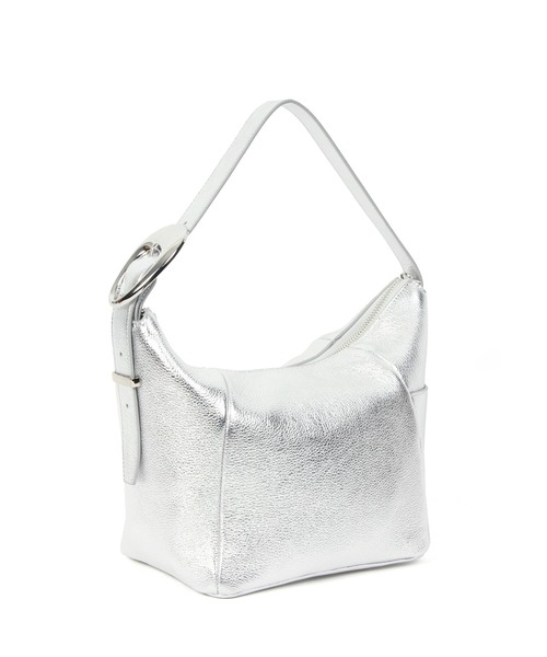 Beau're(ヴュレ)の「BEAURE Cow Leather ベルト ワンショルダー Bag(ショルダーバッグ・レディース・ブラック/サックスブルー/シルバー・FREE)」の6枚目の写真