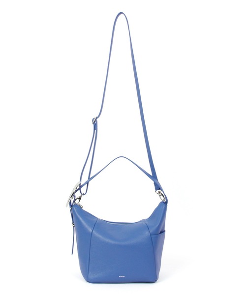 Beau're(ヴュレ)の「BEAURE Cow Leather ベルト ワンショルダー Bag(ショルダーバッグ・レディース・ブラック/サックスブルー/シルバー・FREE)」の9枚目の写真
