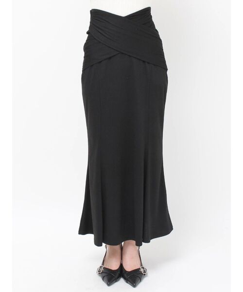 RESEXXY（リゼクシー）の「カシュクールマーメイドスカート（スカート・レディース・ブラック/グレー・FREE）」の17枚目の写真