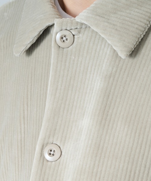 MAISON CLUB(メゾンクラブ)の「【MAISON CLUB】ストレッチコール裏シャギーCPOシャツ MZJ(シャツ/ブラウス・メンズ・ブラック/ブラウン/グレー・M/LL/L)」の22枚目の写真