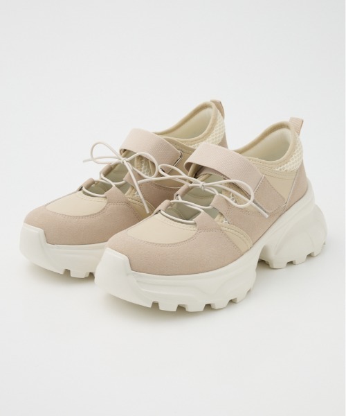 OPEN LACE UP SNEAKERオープン レースアップ スニーカースライ SLY スニーカー OPEN LACE UP SNEAKER オープン レースアップ