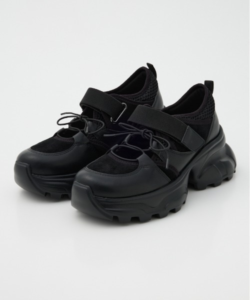 OPEN LACE UP SNEAKERオープン レースアップ スニーカースライ セール】OPEN LACE UP SNEAKER オープン レースアップ
