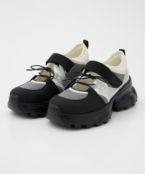 OPEN LACE UP SNEAKERオープン レースアップ スニーカースライ セール】OPEN LACE UP SNEAKER オープン レースアップ