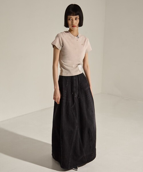 MIHARA YASUHIRO/ミハラヤスヒロ】SUN FADED MINI TEE/サン
