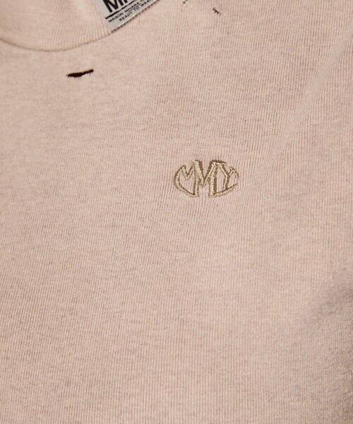 MIHARAYASUHIRO（ミハラヤスヒロ）の「【MIHARA YASUHIRO/ミハラヤスヒロ】SUN FADED MINI TEE/サンフェードミニTシャツ（Tシャツ/カットソー・レディース・ベージュ/ブラック・38/36）」の9枚目の写真