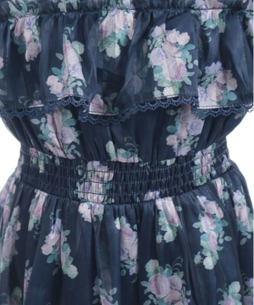 axes femme(アクシーズファム)の「ミルフィーユローズ柄ワンピース(ワンピース・キッズ・ネイビー/ラベンダー・MEDIUM/LARGE/X-LARGE)」の17枚目の写真