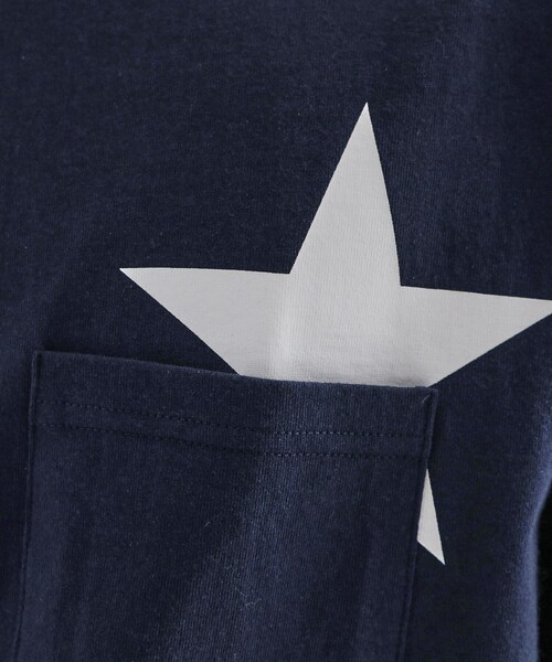 tk.TAKEO KIKUCHI（ティーケータケオキクチ）の「スターTシャツアソート（Tシャツ/カットソー・メンズ・ホワイト/ネイビー/ブラック系/ブラック/ホワイト系1/オリーブ系・01/02/03/04）」の21枚目の写真