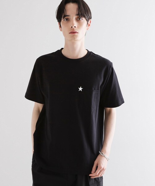 tk.TAKEO KIKUCHI（ティーケータケオキクチ）の「スターTシャツアソート（Tシャツ/カットソー・メンズ・ホワイト/ネイビー/ブラック系/ブラック/ホワイト系1/オリーブ系・01/02/03/04）」の16枚目の写真