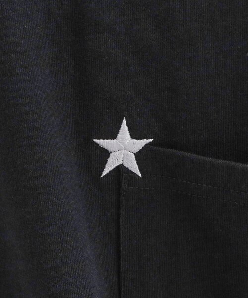 tk.TAKEO KIKUCHI（ティーケータケオキクチ）の「スターTシャツアソート（Tシャツ/カットソー・メンズ・ホワイト/ネイビー/ブラック系/ブラック/ホワイト系1/オリーブ系・01/02/03/04）」の13枚目の写真