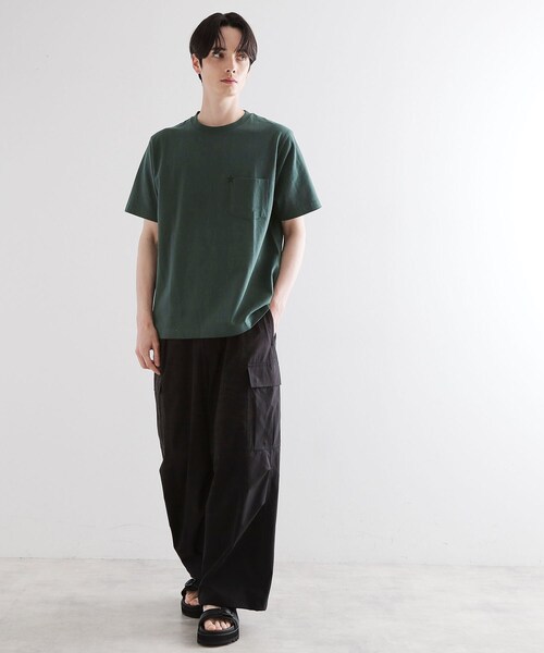 tk.TAKEO KIKUCHI（ティーケータケオキクチ）の「スターTシャツアソート（Tシャツ/カットソー・メンズ・ホワイト/ネイビー/ブラック系/ブラック/ホワイト系1/オリーブ系・01/02/03/04）」の10枚目の写真