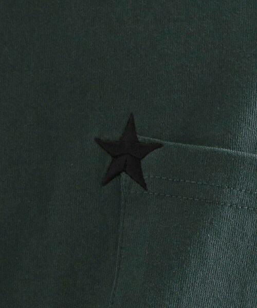 tk.TAKEO KIKUCHI（ティーケータケオキクチ）の「スターTシャツアソート（Tシャツ/カットソー・メンズ・ホワイト/ネイビー/ブラック系/ブラック/ホワイト系1/オリーブ系・01/02/03/04）」の7枚目の写真
