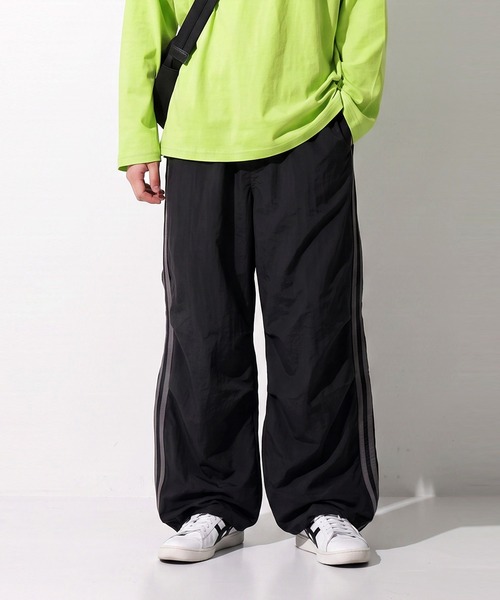 antiqua(アンティカ)の「配色 ダブルライン ワイドパンツ(その他パンツ・レディース・カーキ/ブラック・ONESIZE)」の9枚目の写真