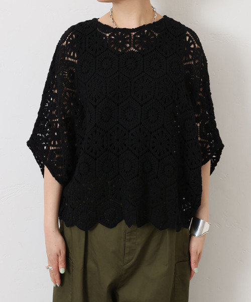 i*☆様 journal standard luxe メッシュレースTシャツ　ネ レース ブラウス（シャツ/ブラウス）｜JOURNAL STANDARD LUXE