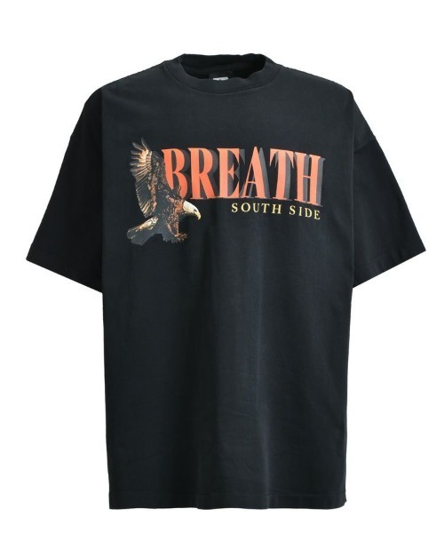 BREATH(ブレス)の「【BREATH】MOTOR EAGLE LOGO TEE / ブラック [BR25SS-C502(Tシャツ/カットソー・メンズ・ブラック・M/L)」の1枚目の写真