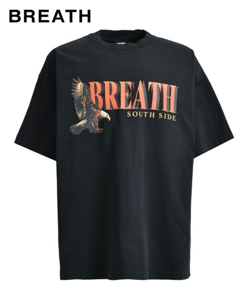 BREATH(ブレス)の「【BREATH】MOTOR EAGLE LOGO TEE / ブラック [BR25SS-C502(Tシャツ/カットソー・メンズ・ブラック・M/L)」の2枚目の写真