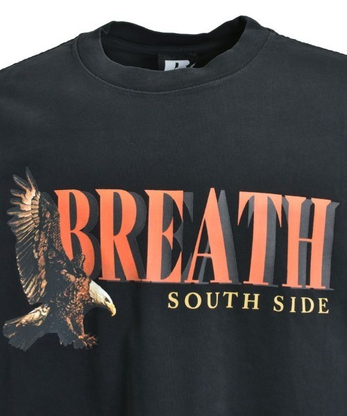 BREATH(ブレス)の「【BREATH】MOTOR EAGLE LOGO TEE / ブラック [BR25SS-C502(Tシャツ/カットソー・メンズ・ブラック・M/L)」の4枚目の写真