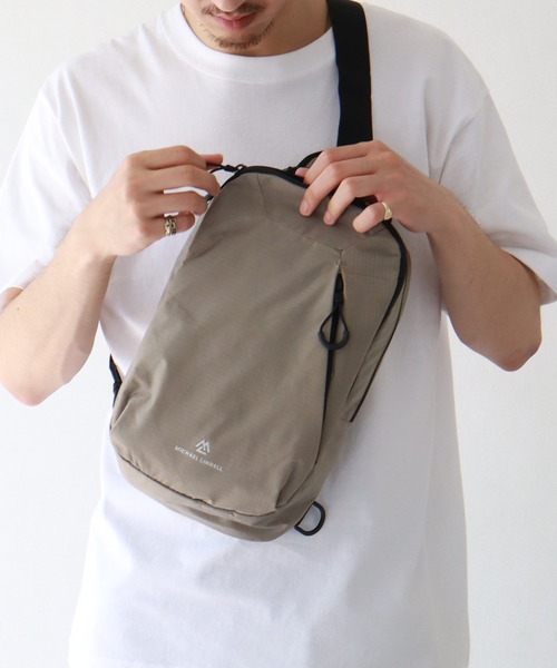 MICHAEL LINNELL(マイケル リンネル)の「【MICHAEL LINNELL/マイケルリンネル】Body Bag/ボディバッグ(容量:約8L)(ボディバッグ/ウエストポーチ・メンズ・ベージュ・FREE)」の12枚目の写真