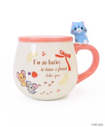 TOM&JERRY（トムアンドジェリー）の「【公式】トムとジェリー　とむとじぇりーごっこ　フィギュア付きマグ（食器）」