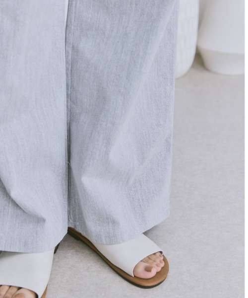 Libra Cue（リブラ キュー）の「デニムイージーパンツ（デニムパンツ・レディース・ネイビー/ホワイト/ブラック/ピンク/グレー・FREE）」の20枚目の写真