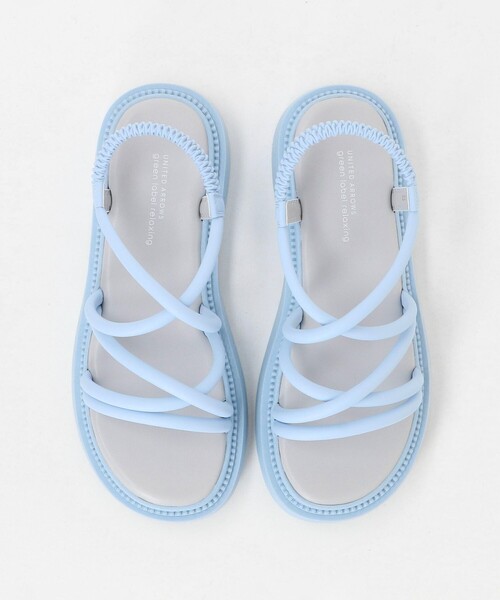 green label relaxing（グリーンレーベルリラクシング）の「パデット サンダル / キッズ  17cm-23cm（サンダル・キッズ・ナチュラル/ライトブルー/イエロー・22cm/20cm/21cm/18cm/23cm/19cm/17cm）」の3枚目の写真