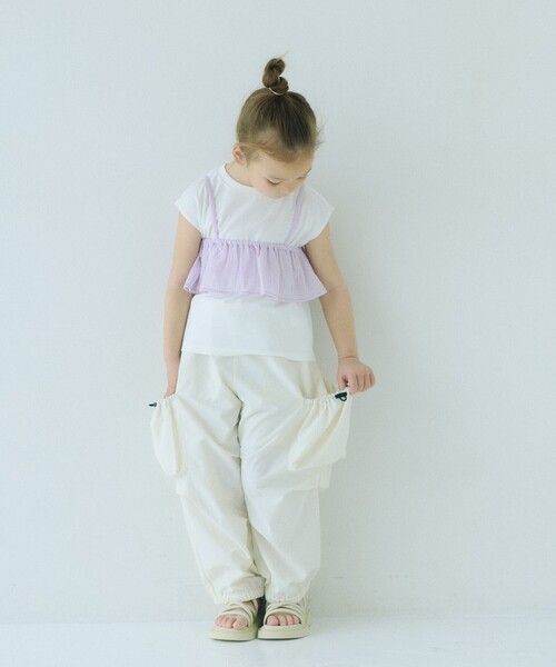 green label relaxing（グリーンレーベルリラクシング）の「パデット サンダル / キッズ  17cm-23cm（サンダル・キッズ・ナチュラル/ライトブルー/イエロー・22cm/20cm/21cm/18cm/23cm/19cm/17cm）」の4枚目の写真