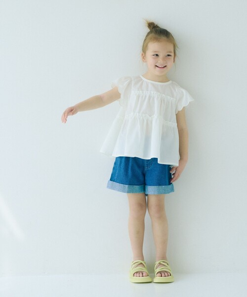 green label relaxing（グリーンレーベルリラクシング）の「パデット サンダル / キッズ  17cm-23cm（サンダル・キッズ・ナチュラル/ライトブルー/イエロー・22cm/20cm/21cm/18cm/23cm/19cm/17cm）」の5枚目の写真