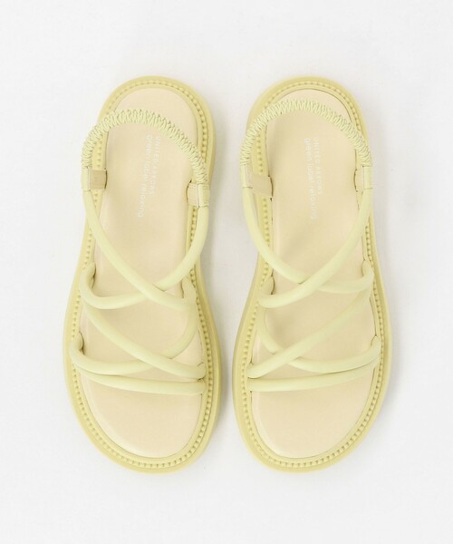 green label relaxing（グリーンレーベルリラクシング）の「パデット サンダル / キッズ  17cm-23cm（サンダル・キッズ・ナチュラル/ライトブルー/イエロー・22cm/20cm/21cm/18cm/23cm/19cm/17cm）」の11枚目の写真