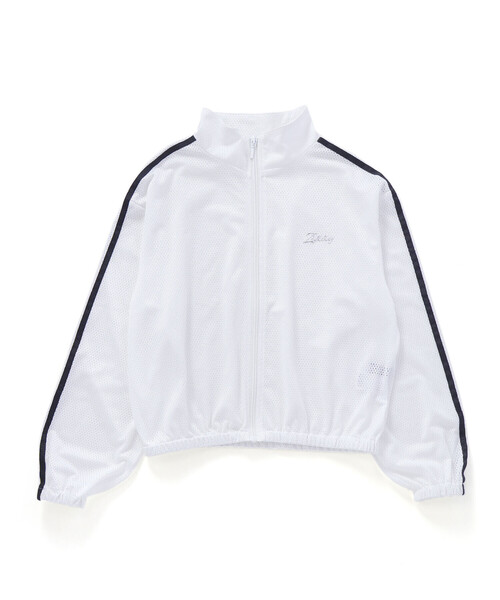 ZIDDY（ジディ）の「肩ラインメッシュジャケット(130~160cm)（ブルゾン・キッズ・ブラック/ホワイト・FREE/140cm/150cm/130cm）」の10枚目の写真