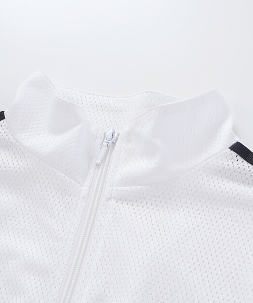 ZIDDY（ジディ）の「肩ラインメッシュジャケット(130~160cm)（ブルゾン・キッズ・ブラック/ホワイト・FREE/140cm/150cm/130cm）」の12枚目の写真