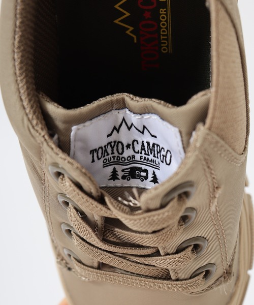 TOKYO CAMPGO(トーキョーキャンプゴー)の「TOKYO CAMPGO / トーキョーキャンプゴー 防滑ボリュームソール ナイロン 防水スニーカー(スニーカー・レディース・ブラック系その他/アイボリー/カーキ・S/M/L/LL/3L)」の22枚目の写真