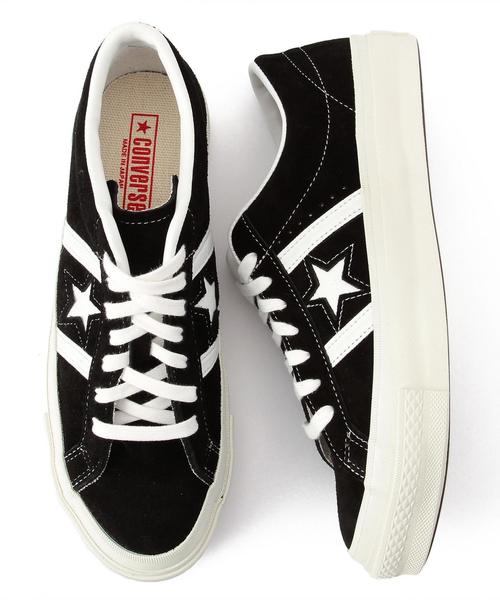 CONVERSE(コンバース)の「BY CONVERSE STAR&BARS J スニーカー(スニーカー・レディース・ブラック/ケリー・5h/5/4h/6)」の2枚目の写真