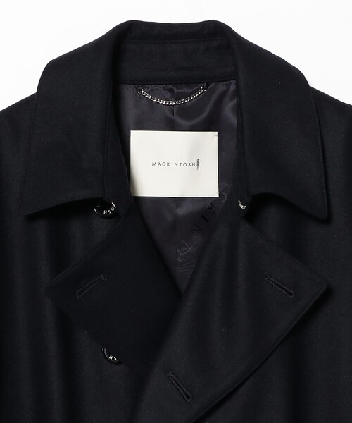 Mackintosh（マッキントッシュ）の「【別注】MACKINTOSH / DUNKELD TRENCH ライトメルトン トレンチコート（トレンチコート・メンズ・グリーン系その他5/ネイビー・38/36/34/40）」の8枚目の写真