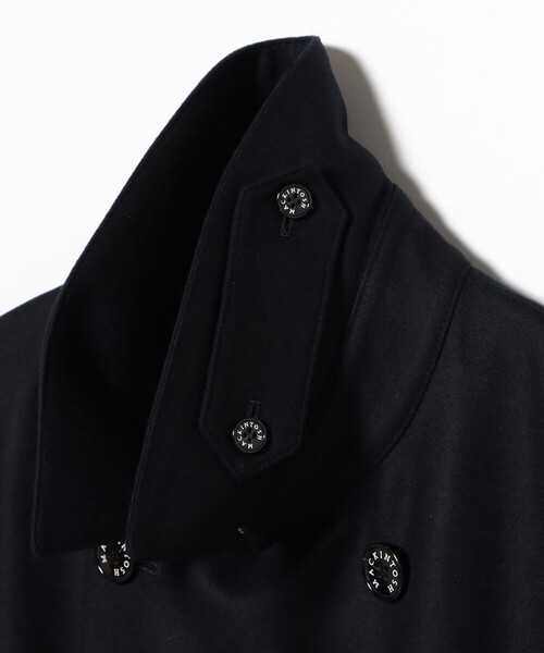 Mackintosh（マッキントッシュ）の「【別注】MACKINTOSH / DUNKELD TRENCH ライトメルトン トレンチコート（トレンチコート・メンズ・グリーン系その他5/ネイビー・38/36/34/40）」の9枚目の写真