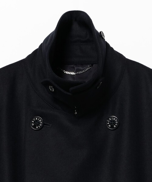 Mackintosh（マッキントッシュ）の「【別注】MACKINTOSH / DUNKELD TRENCH ライトメルトン トレンチコート（トレンチコート・メンズ・グリーン系その他5/ネイビー・38/36/34/40）」の10枚目の写真