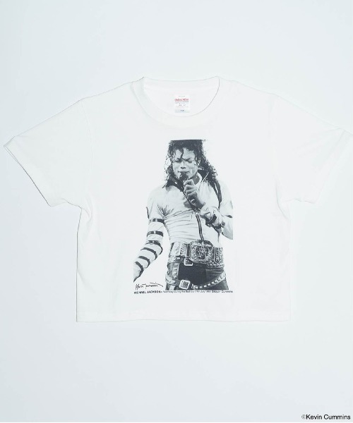 CULTURE SUPPLY（カルチャー サプライ）の「Photo Tee Michael Jackson（Tシャツ/カットソー・メンズ・ホワイト/ブラック・MEDIUM/LARGE/X-LARGE/SHORT）」の3枚目の写真