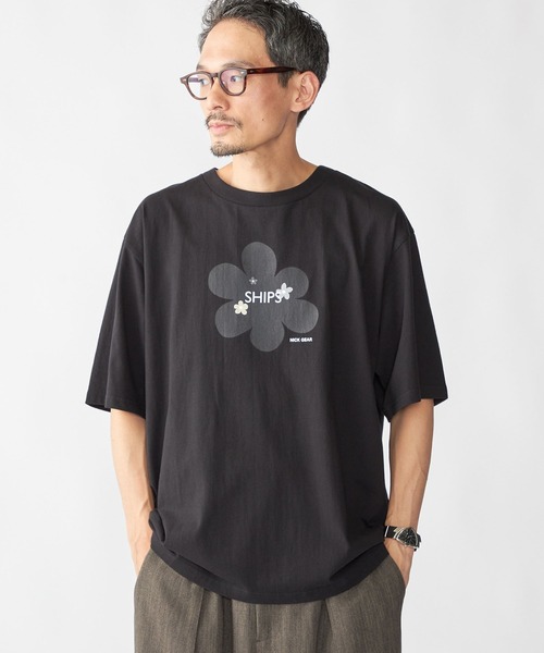 ZOZO限定】SHIPS.me x NICK GEAR: プリントロゴTシャツ（Tシャツ