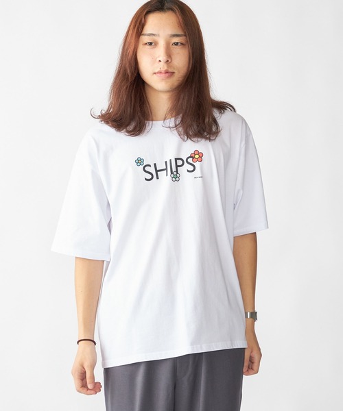 ZOZO限定】SHIPS.me x NICK GEAR: プリントロゴTシャツ（Tシャツ