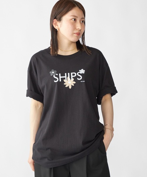 ZOZO限定】SHIPS.me x NICK GEAR: プリントロゴTシャツ（Tシャツ