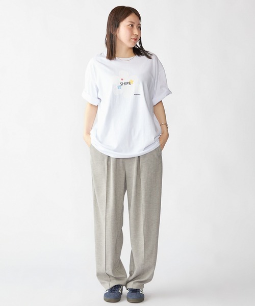 SHIPS.me(シップスミー)の「【ZOZO限定】SHIPS.me x NICK GEAR: プリントロゴTシャツ(Tシャツ/カットソー・メンズ・ブラック系その他/ブラック/ホワイト/ホワイト系その他・S/M/L/XL)」の6枚目の写真