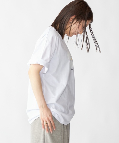 SHIPS.me(シップスミー)の「【ZOZO限定】SHIPS.me x NICK GEAR: プリントロゴTシャツ(Tシャツ/カットソー・メンズ・ブラック系その他/ブラック/ホワイト/ホワイト系その他・S/M/L/XL)」の13枚目の写真