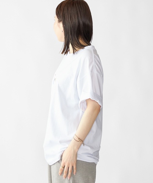 SHIPS.me(シップスミー)の「【ZOZO限定】SHIPS.me x NICK GEAR: プリントロゴTシャツ(Tシャツ/カットソー・メンズ・ブラック系その他/ブラック/ホワイト/ホワイト系その他・S/M/L/XL)」の14枚目の写真