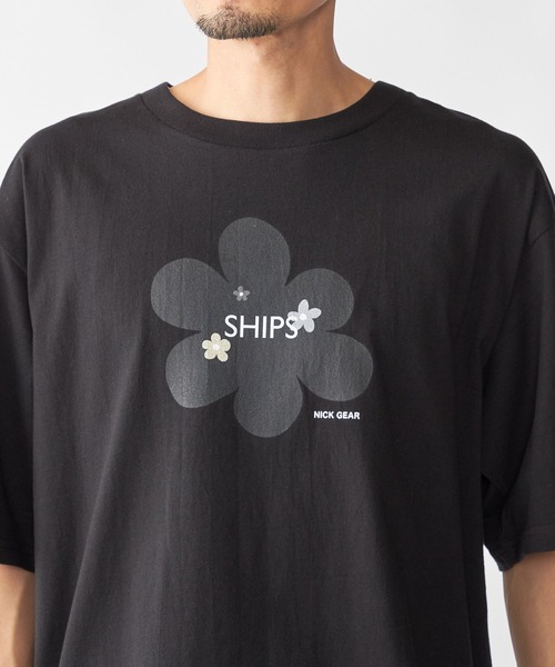 SHIPS.me(シップスミー)の「【ZOZO限定】SHIPS.me x NICK GEAR: プリントロゴTシャツ(Tシャツ/カットソー・メンズ・ブラック系その他/ブラック/ホワイト/ホワイト系その他・S/M/L/XL)」の5枚目の写真