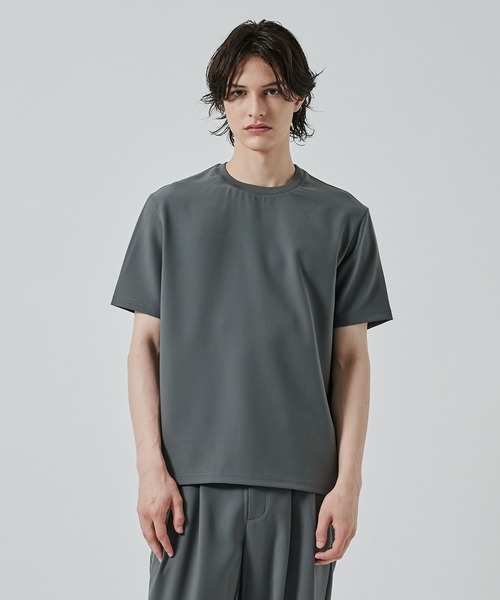 ATTACHMENT（アタッチメント）の「【ATTACHMENT/アタッチメント】〈別注〉WASHABLE SUPER EASY S/S TEE（Tシャツ/カットソー・メンズ・ダークグレー/ベージュ/ブラック・2/1）」の3枚目の写真