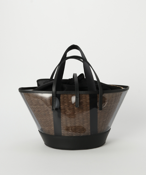 セール】【BAGMATI/バグマティ】ビニール*カゴBAG（かごバッグ）｜La