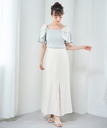 31 Sons de mode | 2026SS新色 異素材プリーツマーメイドスカート(スカート)